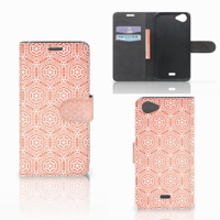 Wiko Rainbow Jam Telefoon Hoesje Pattern Orange