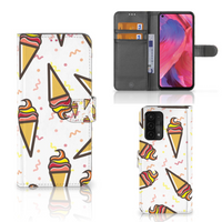 OPPO A54 5G | A74 5G | A93 5G Book Cover Icecream - thumbnail