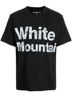 White Mountaineering t-shirt à logo imprimé - Noir