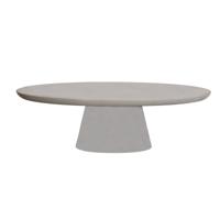 Loungetafel Cleo Ovaal Beige 130cm - Giga Meubel