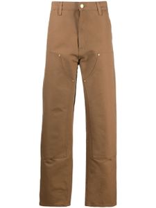 Carhartt WIP pantalon Double Knee à coupe droite - Marron