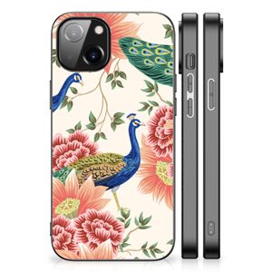 Dierenprint Telefoonhoesje voor Apple iPhone 14 Pink Peacock