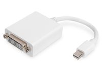 Digitus AK-340406-001-W DisplayPort / DVI Adapter [1x Mini-DisplayPort stekker - 1x DVI-bus 24+5-polig] Wit 15.00 cm - thumbnail