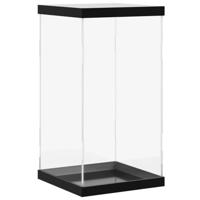 vidaXL Vitrine transparant 20x20x38 cm acryl, vitrinekast, display kast, vitrine box, stolp, display box, vitrinekastje, glazen stolp