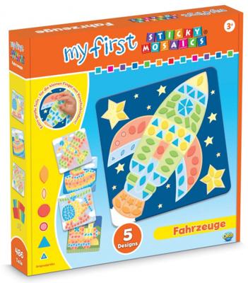 Sticky Mosaics mozaïekset Voertuigen junior karton 490 delig Sticky Mosaics mozaïekset Voertuigen junior karton 490 delig