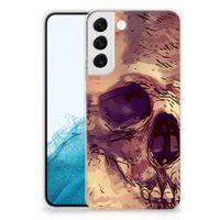 Silicone Back Case Samsung Galaxy S22 Plus Skullhead - thumbnail