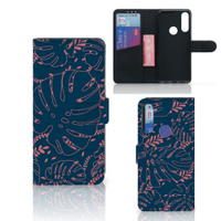 Alcatel 1S 2020 Hoesje Palm Leaves