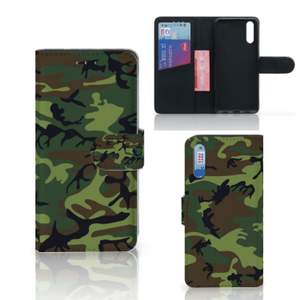 Huawei P20 Telefoon Hoesje Army Dark