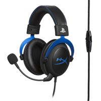 HyperX Cloud Headset Hoofdband Zwart, Blauw