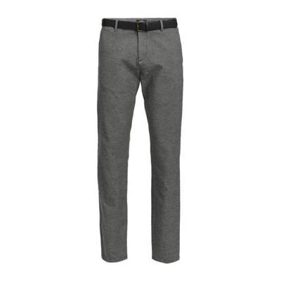 WE Fashion Fundamentals geruite slim fit chino zwart WE Fashion Fundamentals geruite slim fit chino zwart