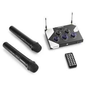 Vonyx AV510 Bluetooth karaoke set met 2x draadloze microfoon