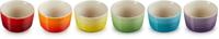 Le Creuset Ramekins - Rainbow - ø 8 cm / 100 ml - 6 stuks