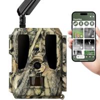 DÖRR SnapShot Cloud Pro 4G Wildcamera 24 Mpix 4G beeldoverdracht, Black LED's, Geluidsopnames, Timelapsevideo Camouflag