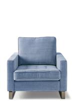 Rivièra Maison Fauteuil 'West Houston' Cotton, kleur Ice Blue