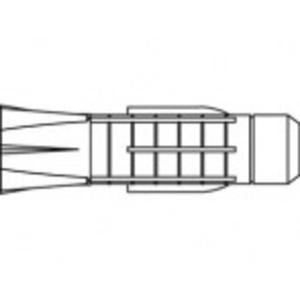 TOOLCRAFT Plug 36 mm TO-5455092 100 stuk(s)