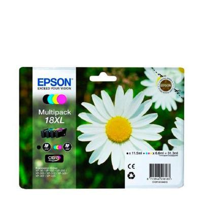 Epson PACK T1816XL 4 multpack inktcartridge (zwart+kleur) Epson PACK T1816XL 4 multpack inktcartridge (zwart+kleur)