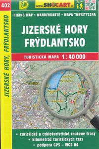 Wandelkaart 402 Jizerské hory, Frýdlantsko - Isergebirge | Shocart