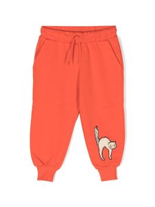 Mini Rodini pantalon de jogging à broderies - Rouge