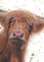 Bree Merryn Highland Cow Lined Notebook: Plastic Free Packaging