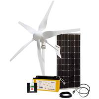 Phaesun 600297 Hybridkit Solar Wind One 1.0 Mini-windturbine Vermogen (bij 10 m/s): 400 W 12 V