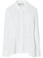 Tory Burch chemise à design péplum - Blanc