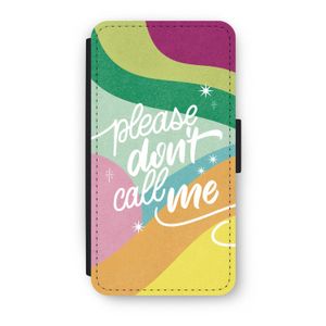 Don't call: iPhone X Flip Hoesje