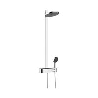 Regendouche set HansGrohe Pulsify S Showerpipe 2 Jets EcoSmart Met ShowerTablet Select 400 Chroom - thumbnail