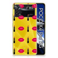 Xiaomi Poco X4 Pro 5G TPU bumper Lipstick Kiss - thumbnail