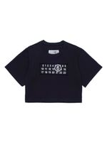 MM6 Maison Margiela Kids logo-appliqué cotton T-shirt - Noir