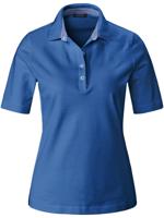 Poloshirt korte mouwen Van Basler blauw