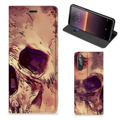 Mobiel BookCase Sony Xperia 10 II Skullhead