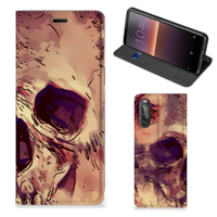 Mobiel BookCase Sony Xperia 10 II Skullhead