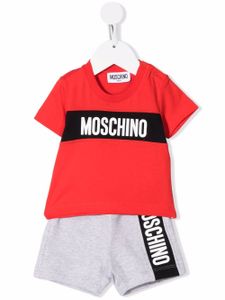 Moschino Kids survêtement à logo imprimé - Rouge