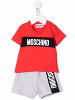 Moschino Kids survêtement à logo imprimé - Rouge - thumbnail