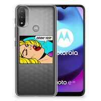 Motorola Moto E20 | E40 Silicone Back Cover Popart Oh Yes