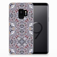 Samsung Galaxy S9 TPU Siliconen Hoesje Flower Tiles - thumbnail