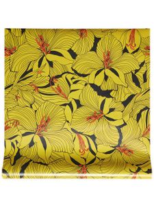 Gucci papier-peint à fleurs - Jaune