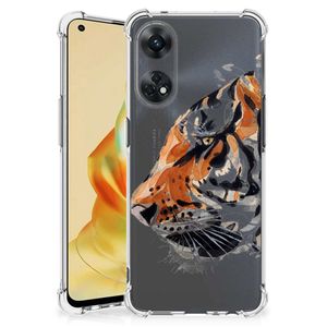 Back Cover OPPO Reno8 T 4G Watercolor Tiger