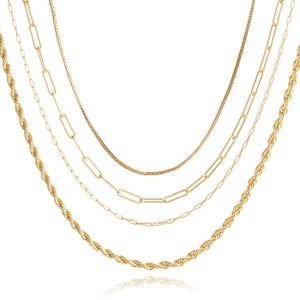 Multilayer Ketting Fancy LGT JWLS - 4 lagen