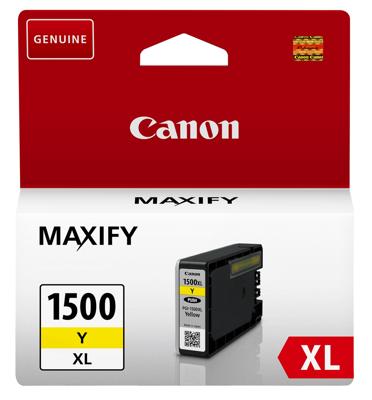 Canon PGI-1500XL Y Origineel Geel 1 stuk(s) Canon PGI-1500XL Y Origineel Geel 1 stuk(s)