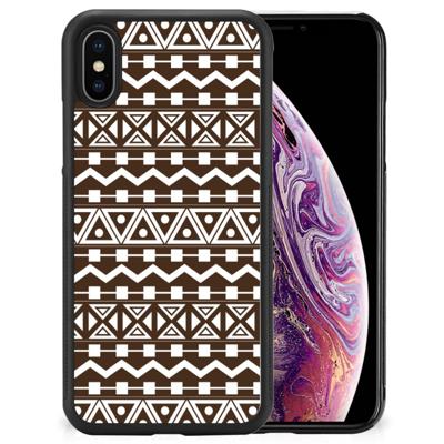 Apple iPhone Xs Max Bumper Case Aztec Brown