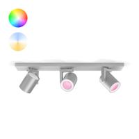 Philips Opbouwspot Hue Argenta - White and color 3-lichts zilvergrijs 915005762501 - thumbnail