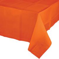 Party/verjaardag Tafelkleed - Oranje - 274 x 137 cm - tafellaken van papier - Gedekte tafel