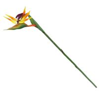 Kunstbloem Strelitzia - 81 cm - losse tak - kunst zijdebloem - Paradijsvogelplant - decoratie