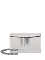 Philipp Plein pochette Mirror en cuir - Argent