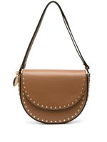 Stella McCartney medium Frayme studded shoulder bag - Marron - thumbnail