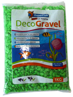 Superfish Deco Grind Neon Groen 1kg - Veilige Kleurrijke Aquariumbodem Decoratie - thumbnail