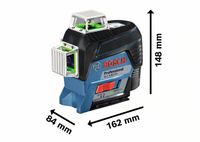 Bosch GLL 3-80 CG Professional Lijnlaser 30 m 500-540 nm (< 10 mW) - thumbnail