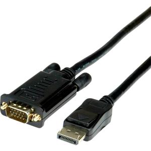 VALUE 11.99.5800 DisplayPort kabel 1 m VGA (D-Sub) Zwart