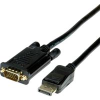 VALUE 11.99.5800 DisplayPort kabel 1 m VGA (D-Sub) Zwart - thumbnail